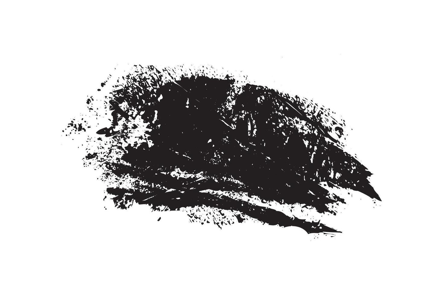 a black and white drawing of a black paint splatter, Textured Black Brushstroke Abstract, Grunge abstract background with black ink splatter and paint texture illustration vector