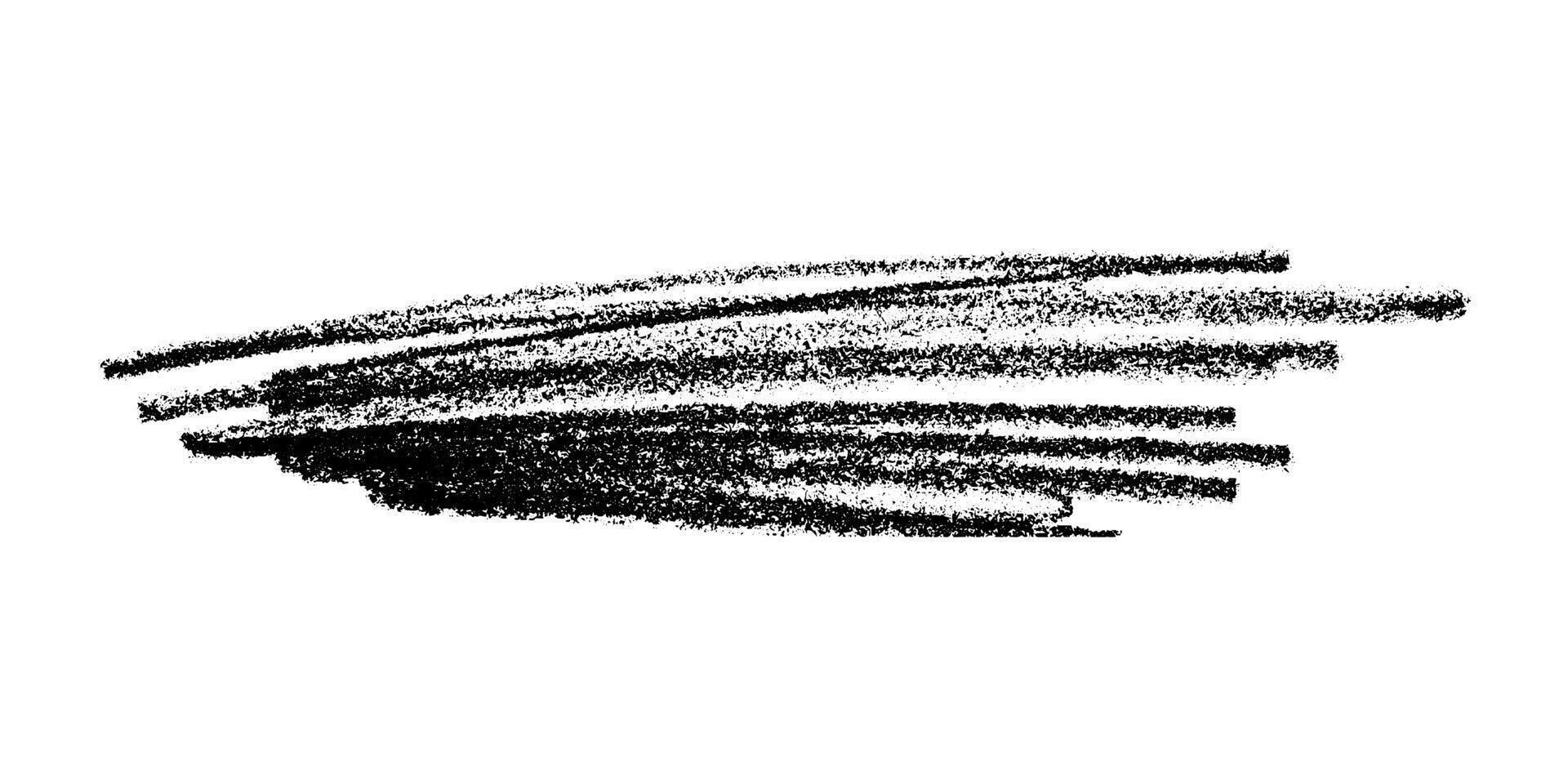 seven Brush paint stroke texture swatch Hand painted background Ink scribble dab clipart Paint smudge for tags and stamps design vector
