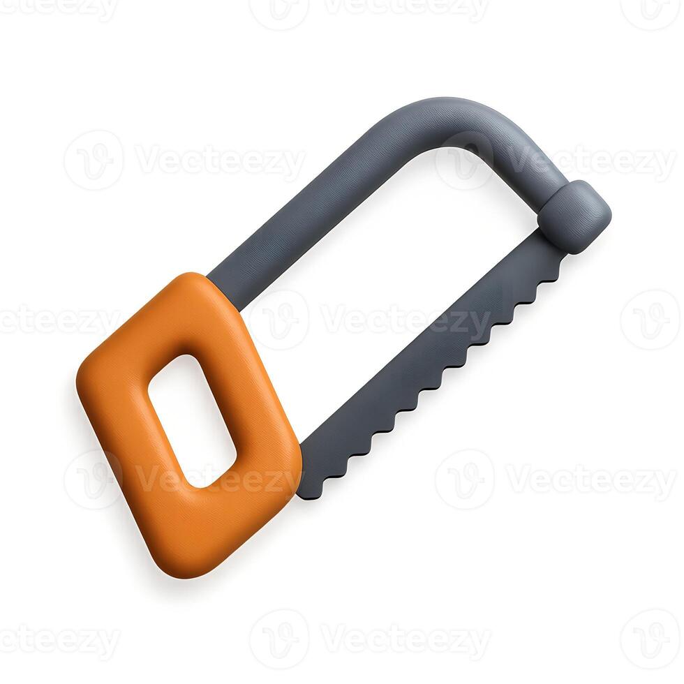 A plastic tool with a handle and a blade photo