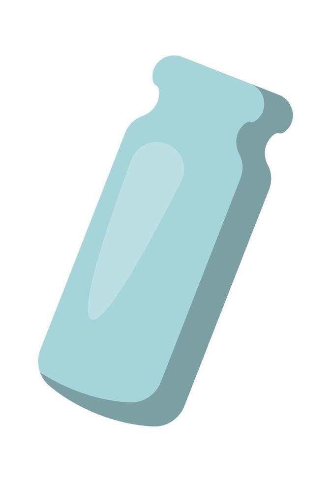 Glass jar flat icon Trash sorting and utilization Flat Illustration vector