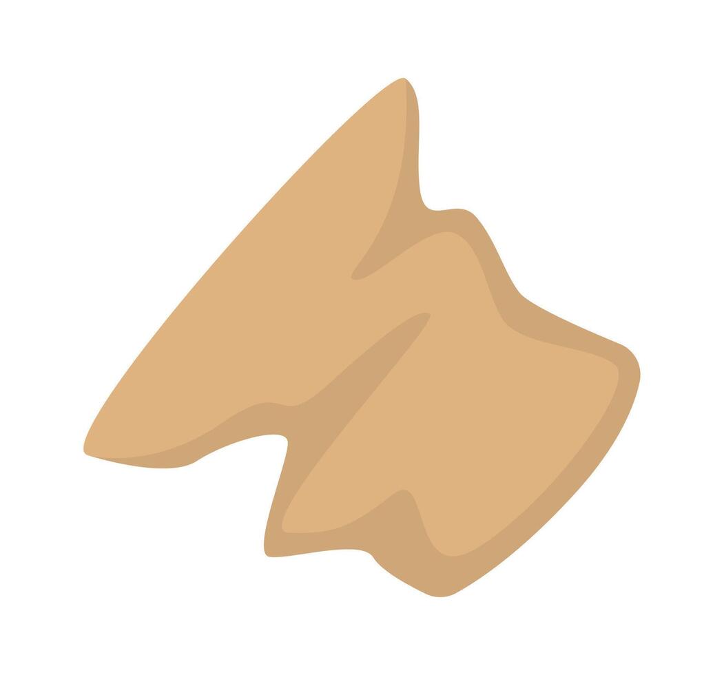 Crumpled paper cup garbage flat icon Waste sorting and utilization vector