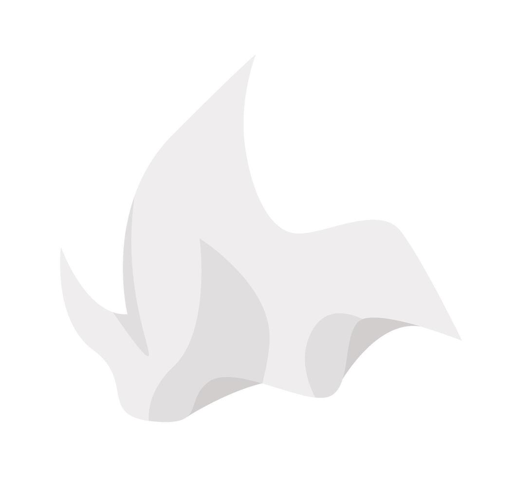 Crumpled paper garbage flat icon Waste sorting and utilization Flat Illustration Hand Drawn Icon vector