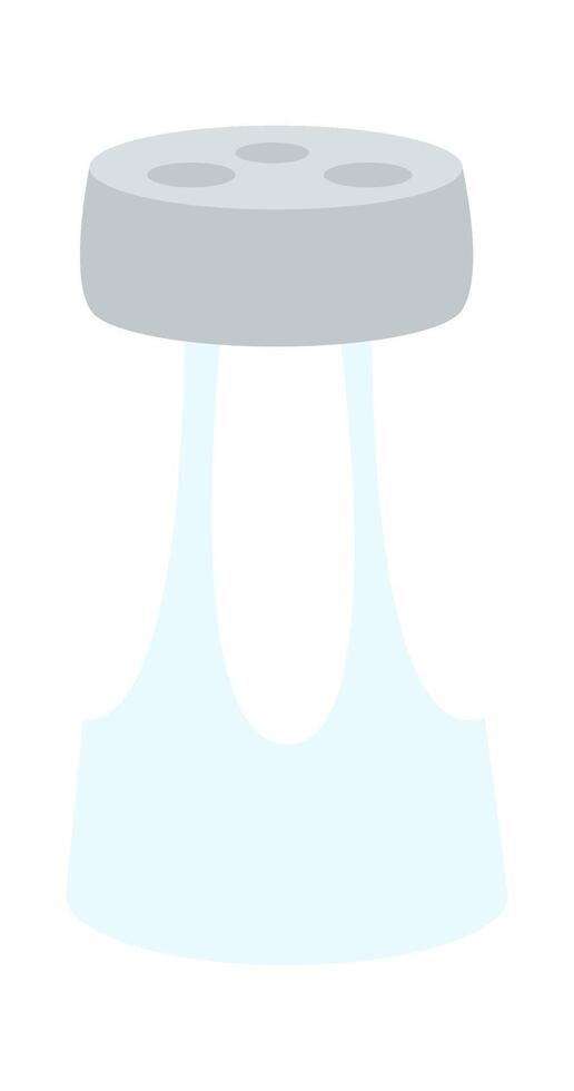 Salt shaker in glass jar vector