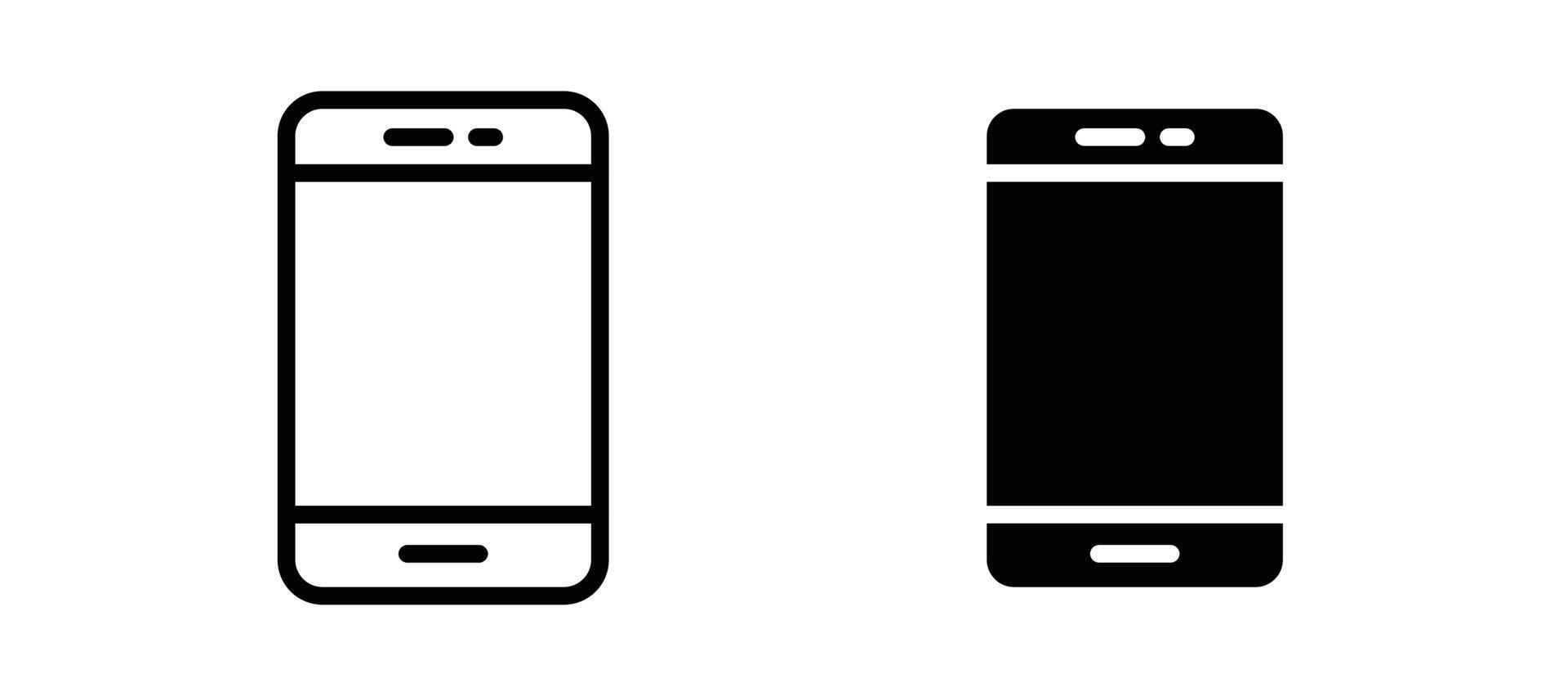 Phone icon stock illustration set vector