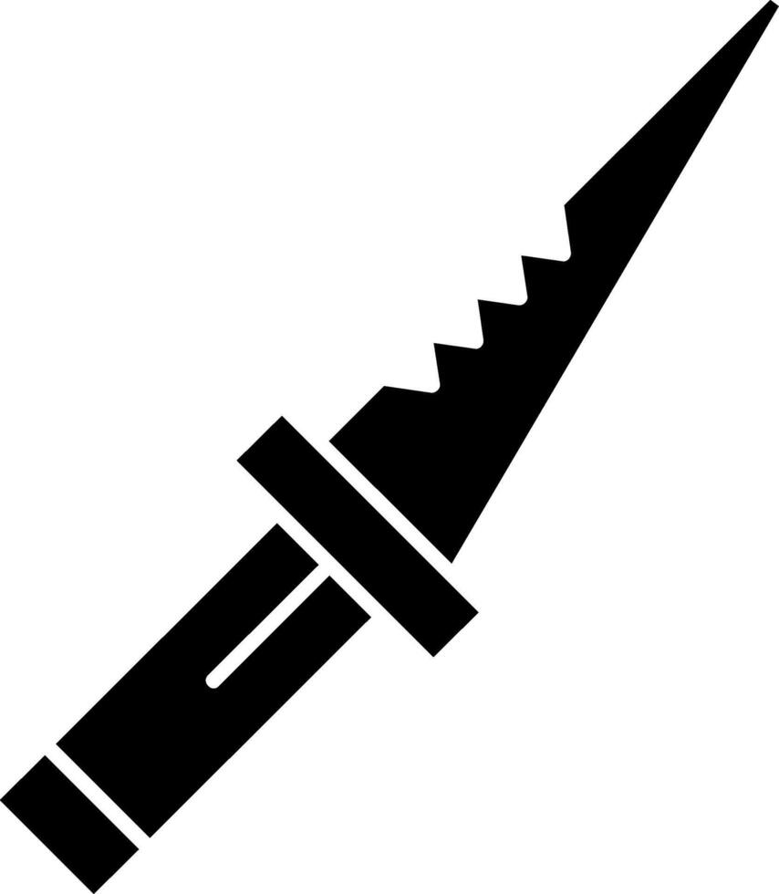 Knife Glyph Icon vector
