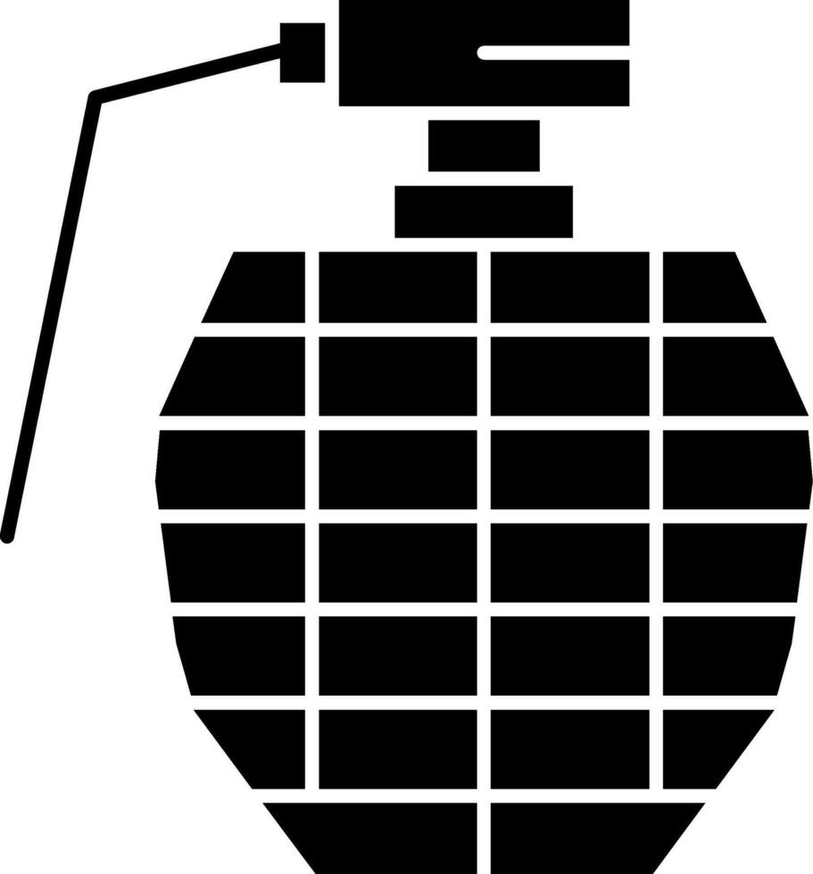 Grenade Glyph Icon vector