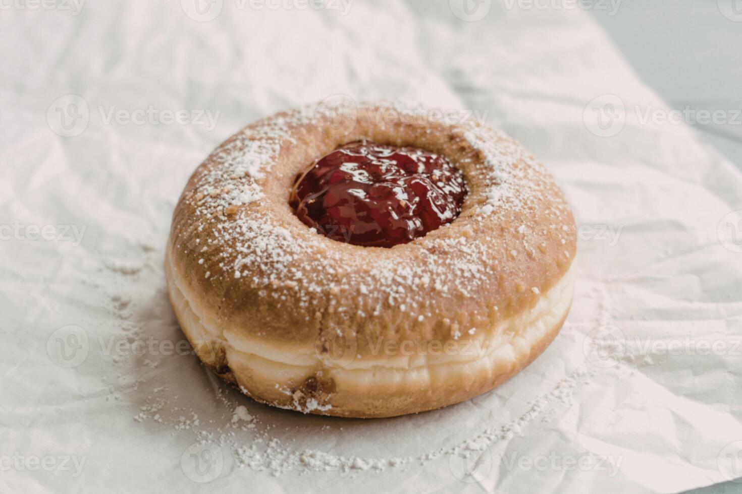 a freshly baked doughnut photo