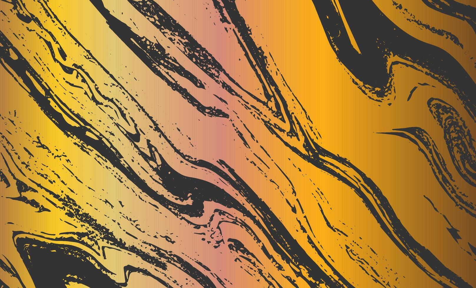 a gold and black marble background with a black and gold design vector