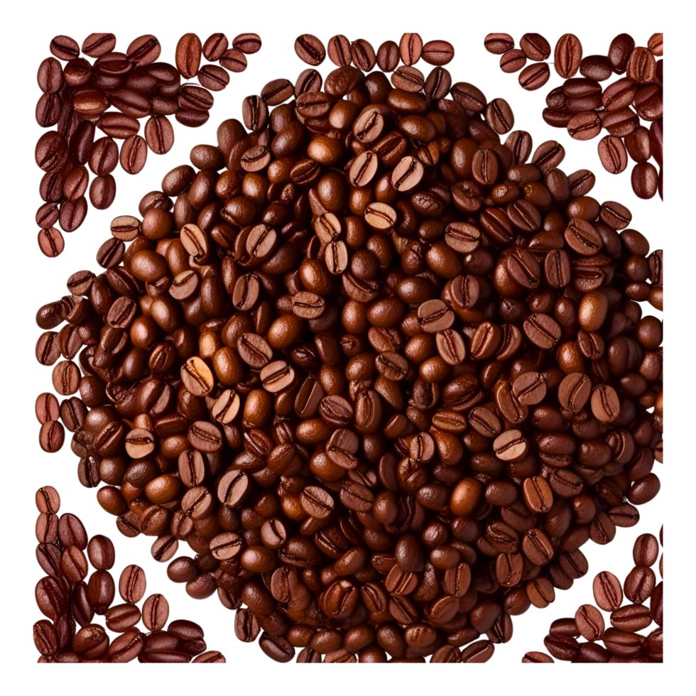 Coffee Beans Frame Art for Cafe or Kitchen Decor png