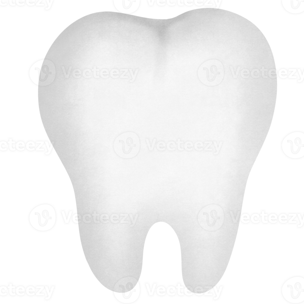 White realistic teeth png