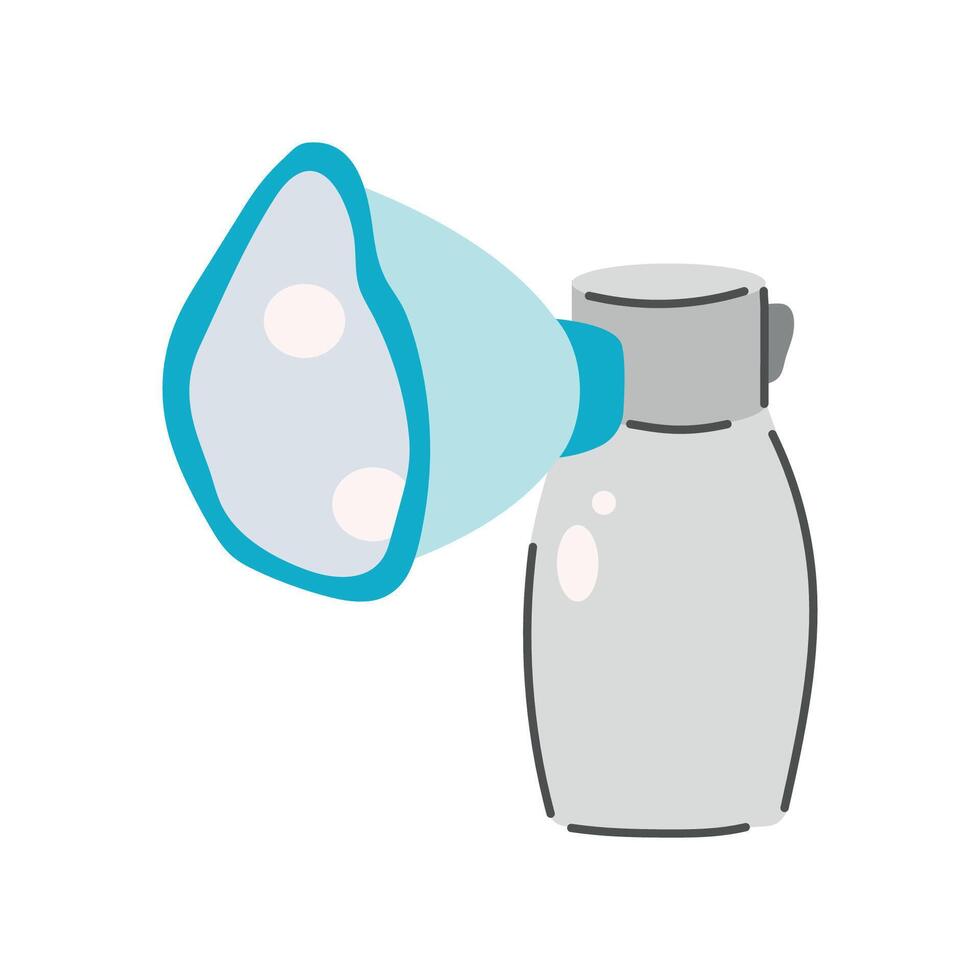 Illustration of a Spray Bottle with Nozzle vector