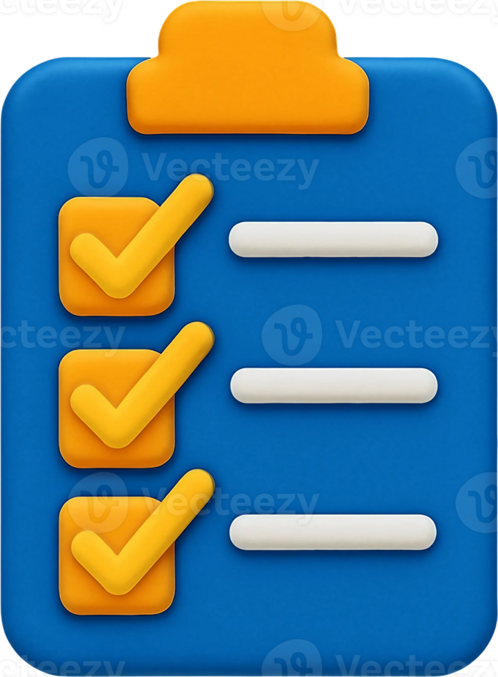 A checklist icon with check marks png