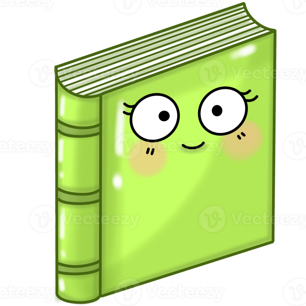 Cartoon book drawing png