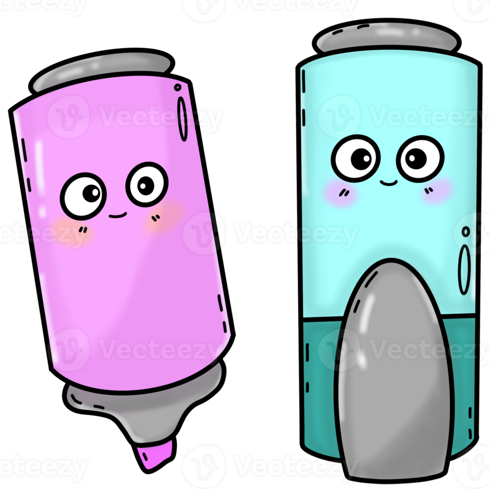 Pink and green highlight colors png