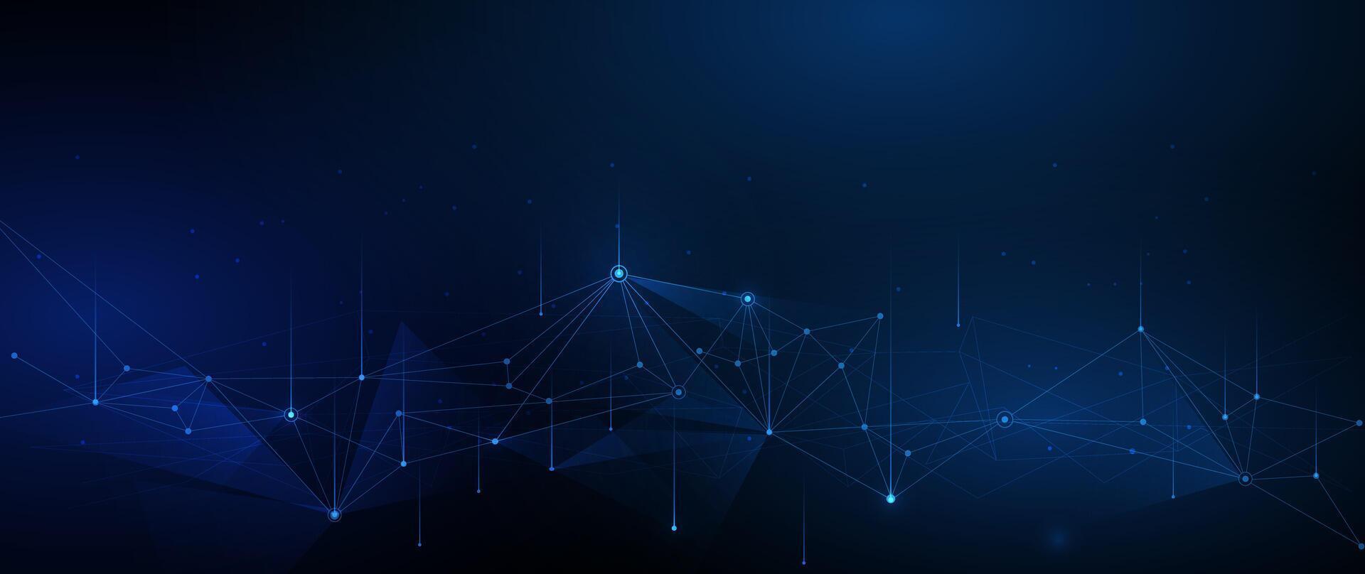 Illustration modern network datum system, cyber space, communication internet, futuristic connection concept vector