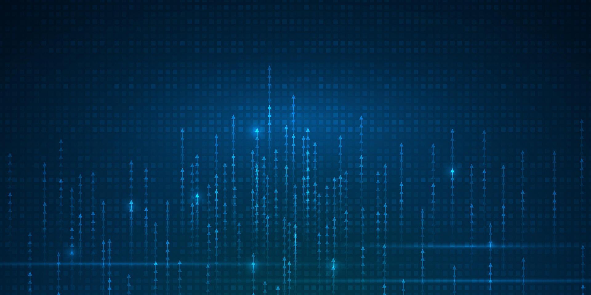 Big Data futuristic, hi-tech technology, light line design. Datum digital background. Ilnnovation data system, cyber space, communication internet, information, connection concept vector