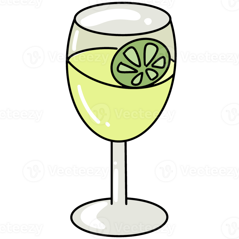 refreshing lemon juice in glass png