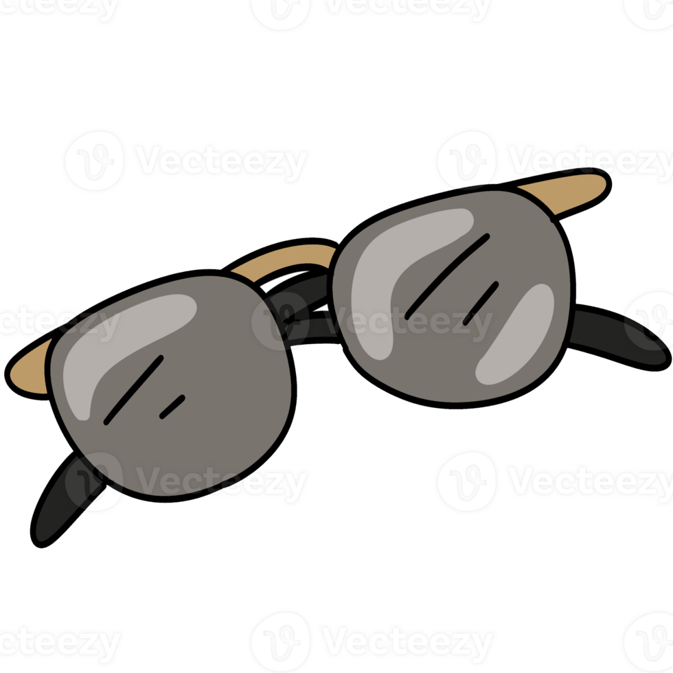 Summer women beach fashion sunglass png