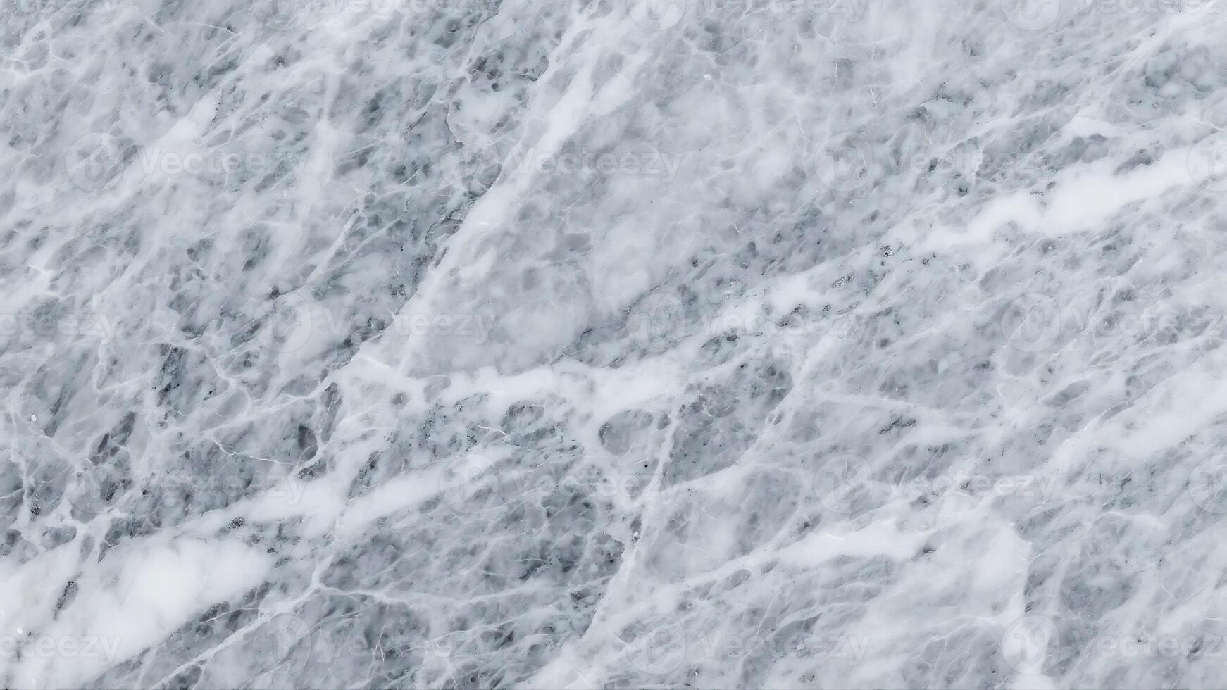 Close-up view of a gray stunning marble surface with intricate veining and a polished finish. photo