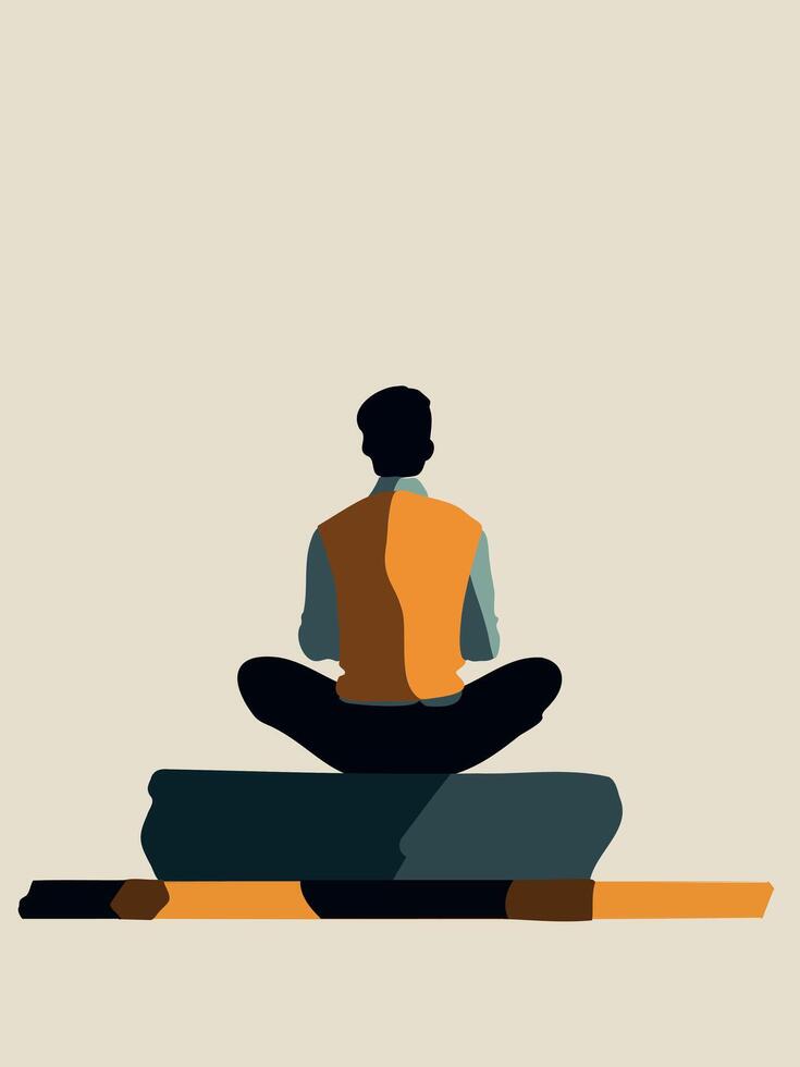 men's mental well-being vector