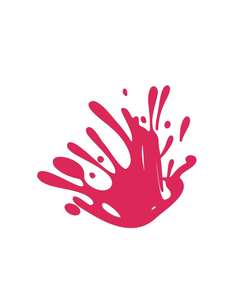 raspberry blot art vector
