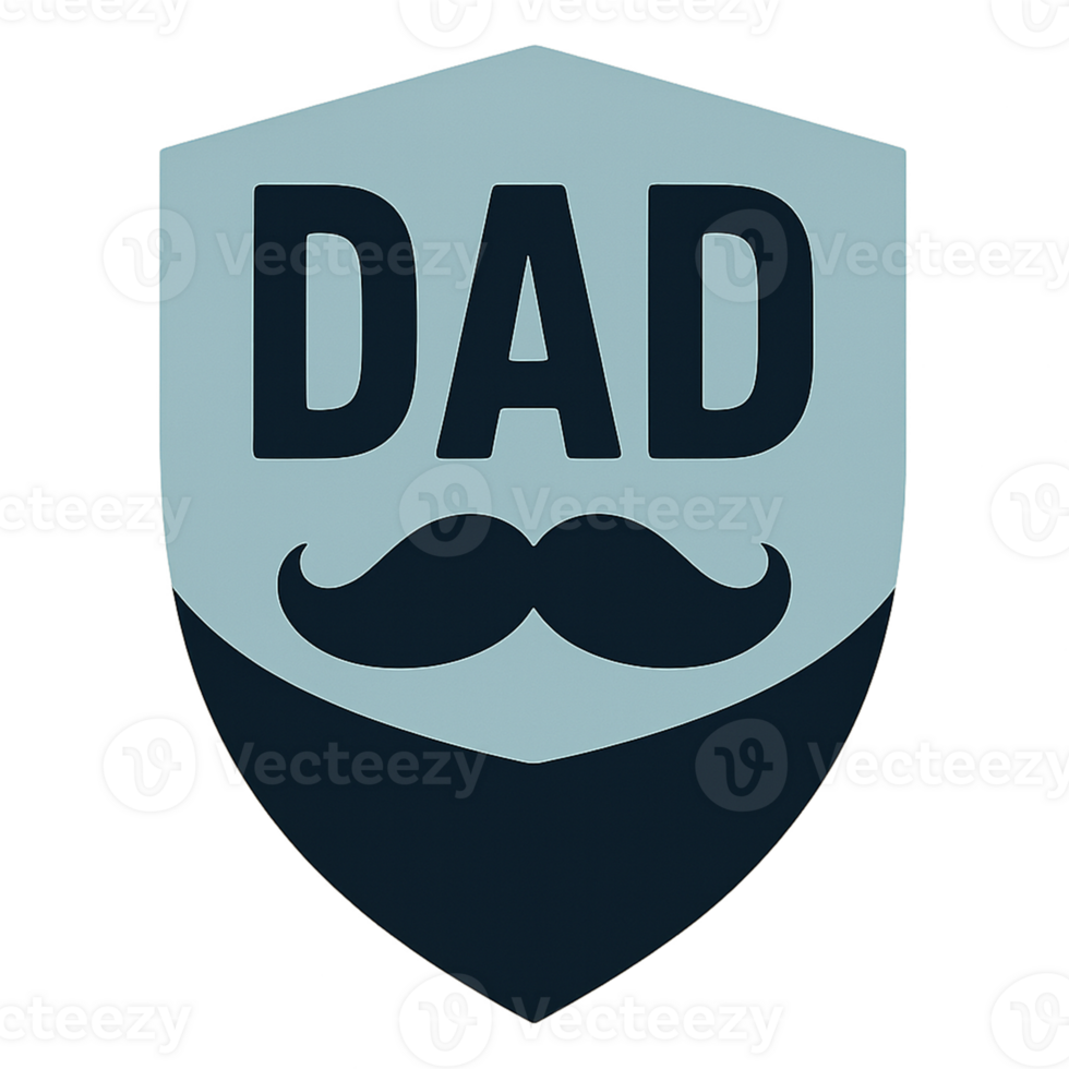 Dad Shield Classic Father is Day T-Shirt png