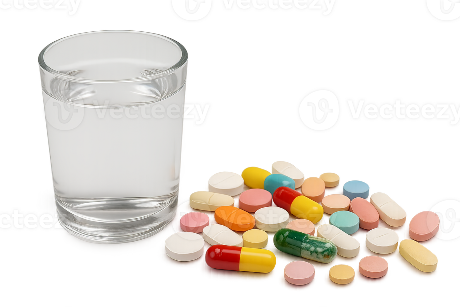 A Daily Dose of Medication and Vitamin Supplements png