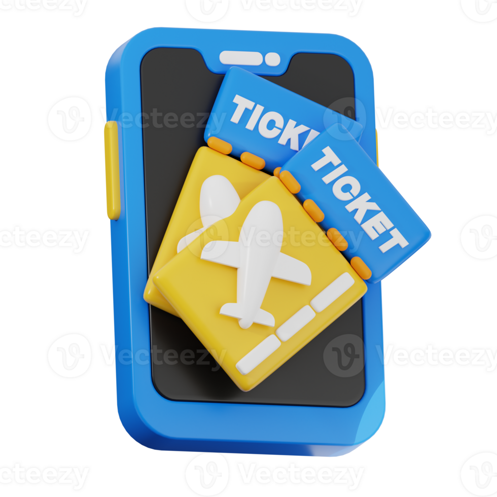 Mobile device with digital tickets png