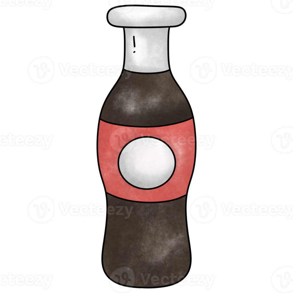 Classic bottle Of Coca Cola png