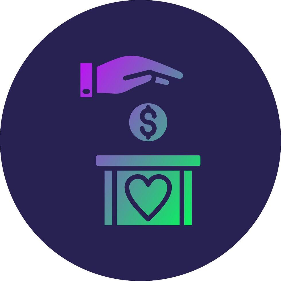 Donation Digital App Concept Graphic Design vector