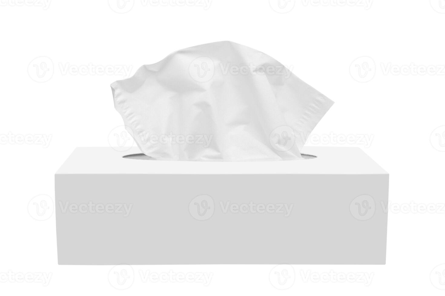 Paper napkins in a box photo
