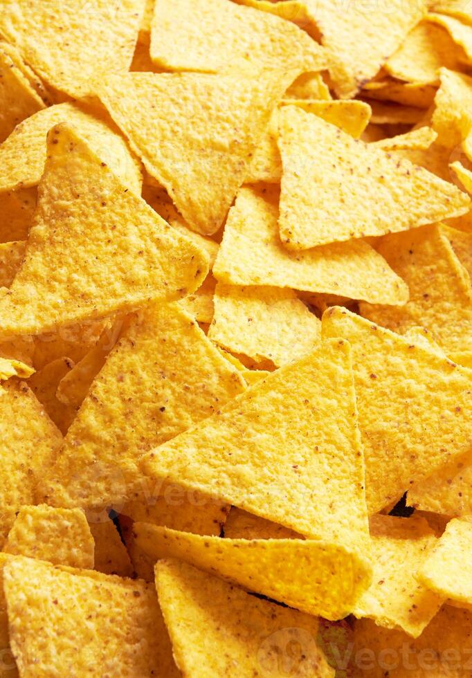 Background of Mexican nachos chips photo