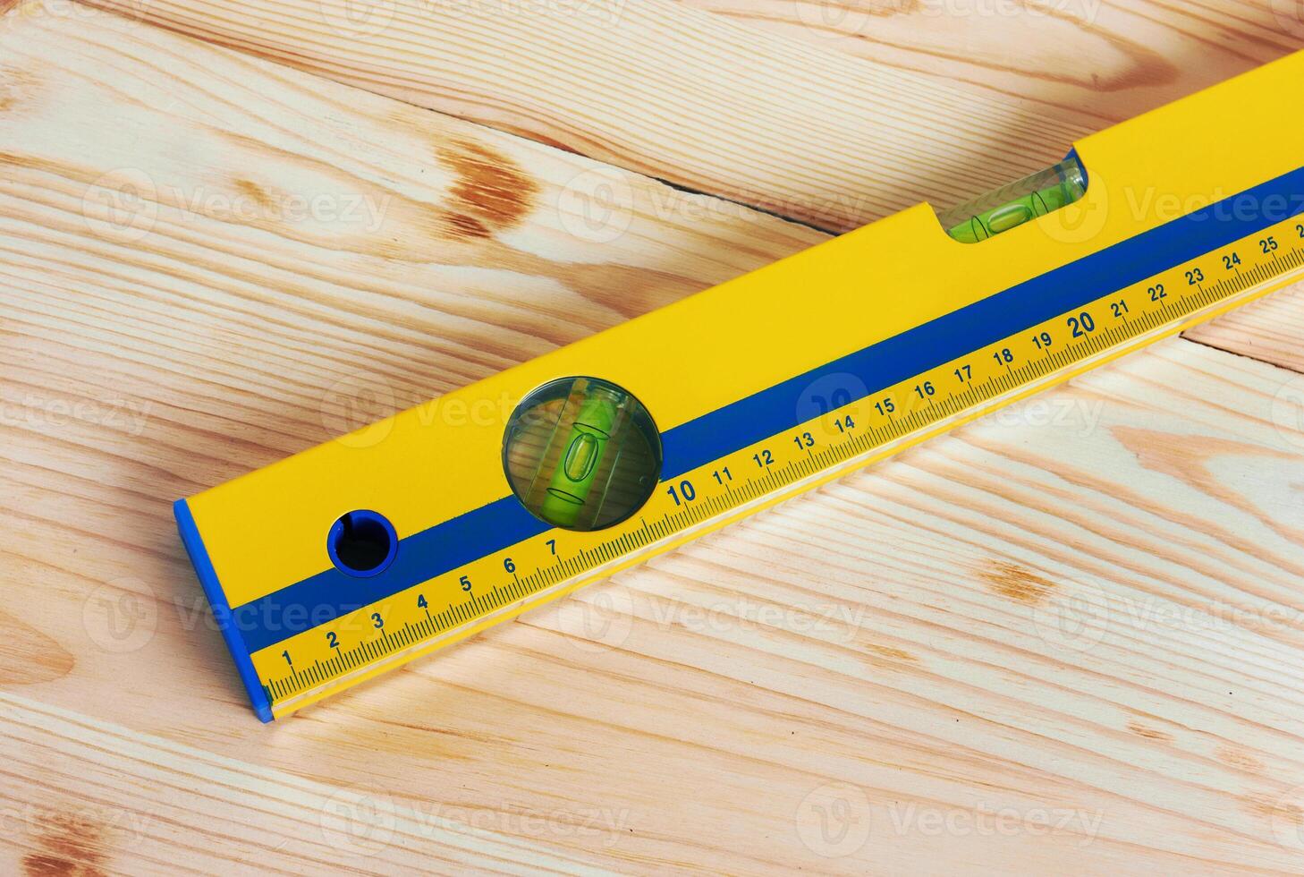 Construction Level on wood photo