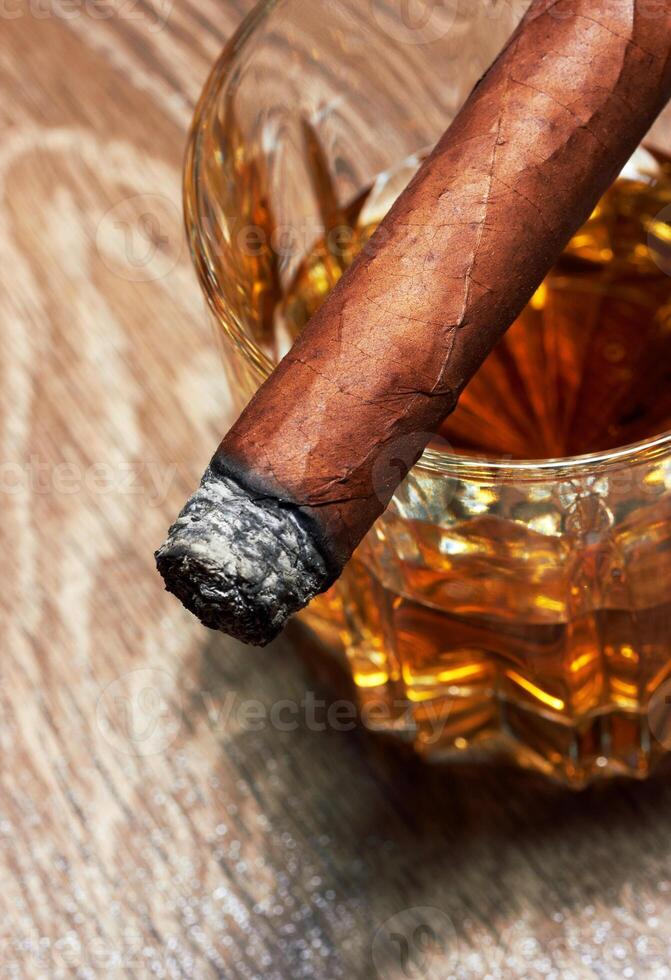 Whiskey and Cigar photo