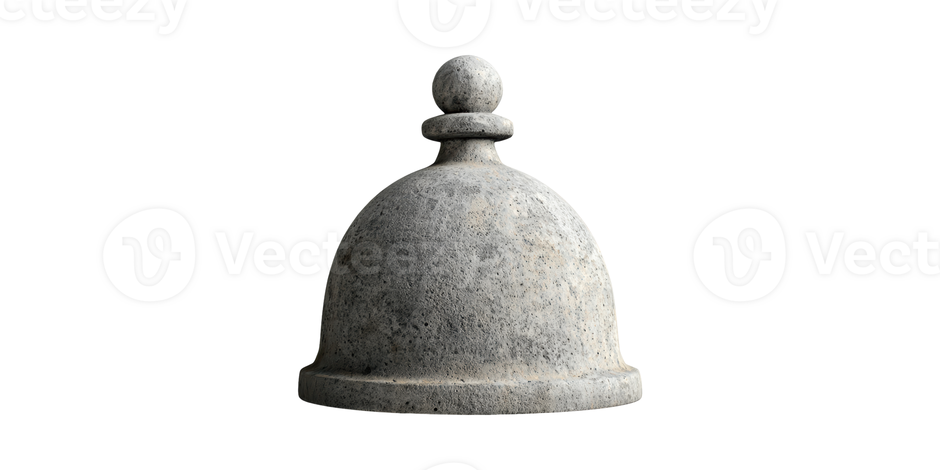 Stone Chess Pawn Piece. Symbol Of Strategy And Game Play Isolated On Transparent Background png