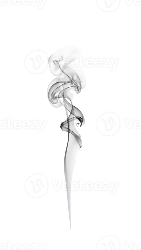 Ethereal wisps of vapor dance gracefully, forming unique translucent shapes on clear space png