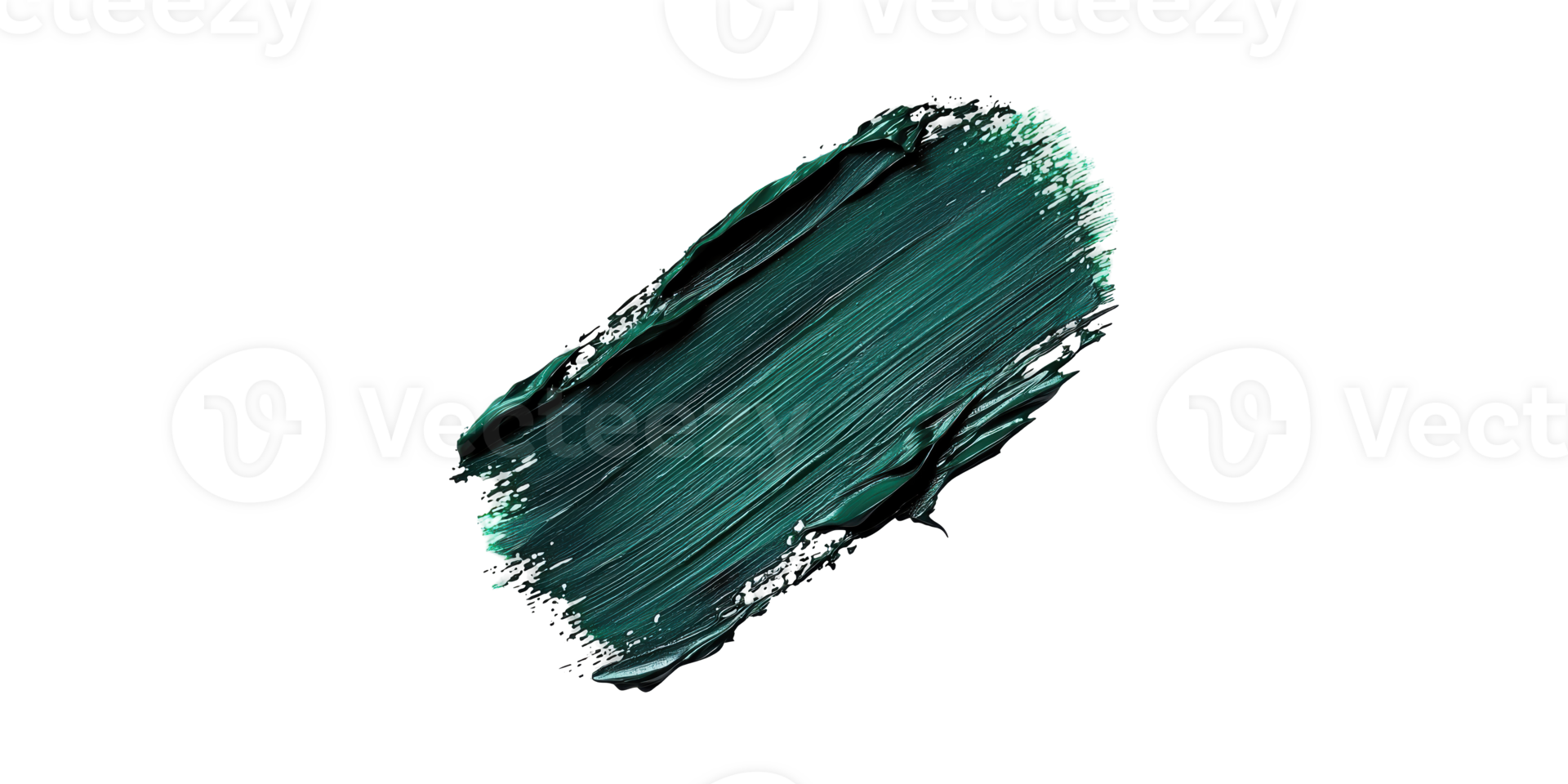 Green Paint Brush Stroke. Artistic Expression And Creative Design Element Isolated On Transparent Background png