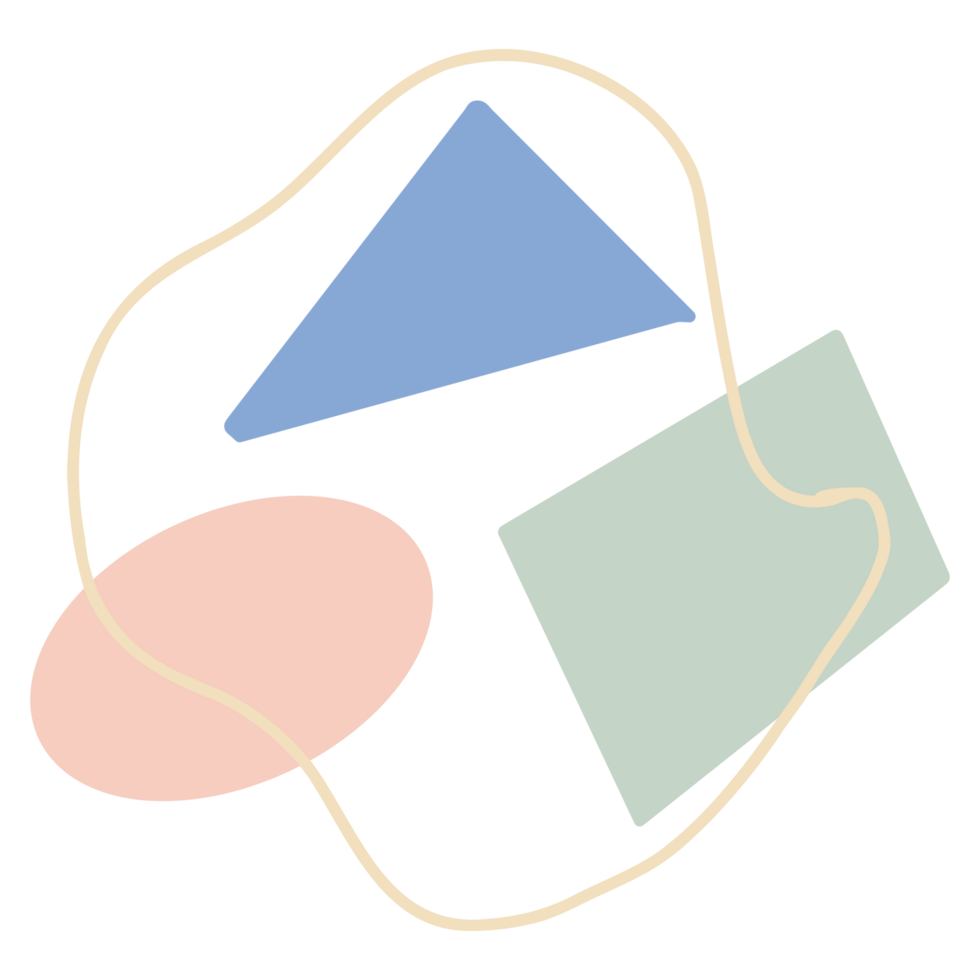 a geometric shape with a string and a triangle png