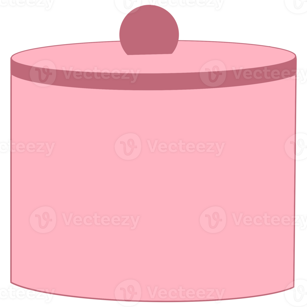 a pink pot illustration png