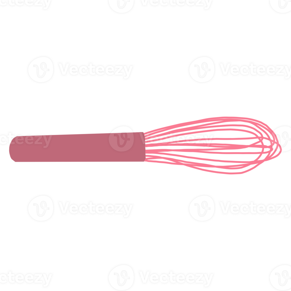 a pink whisk on a transparent background png
