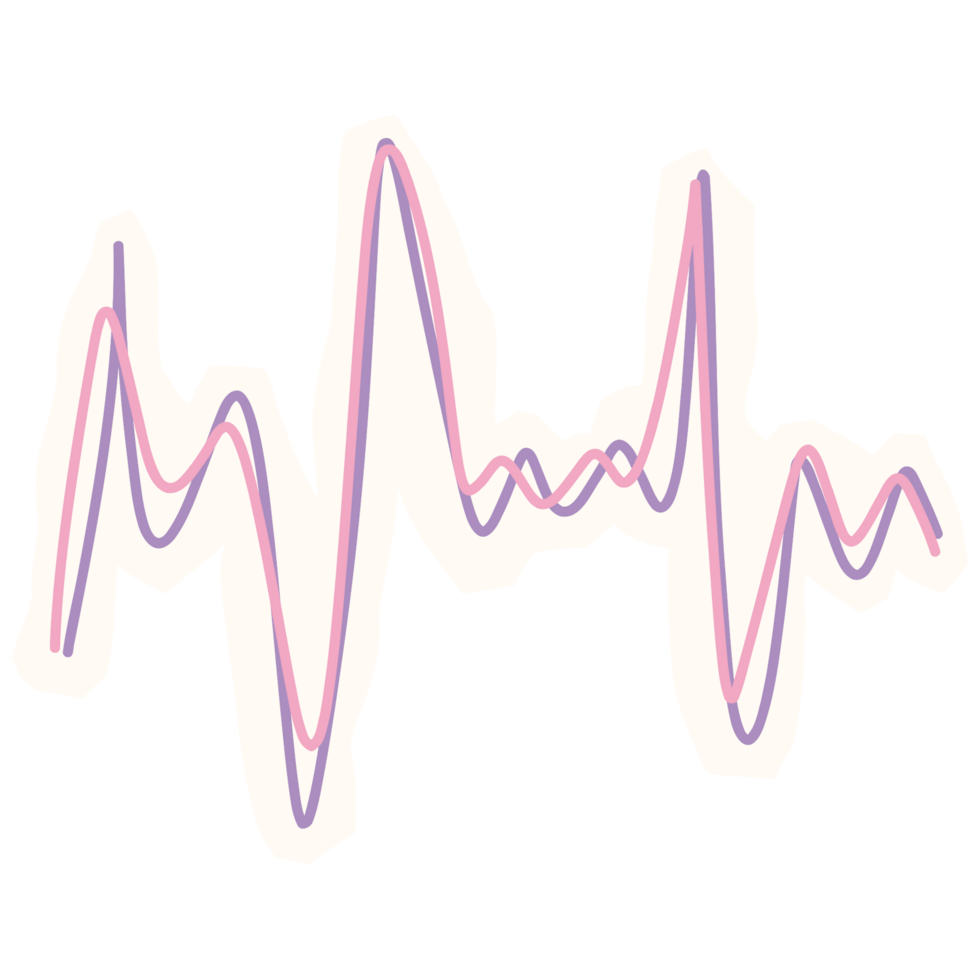 a heartbeat line on a transparent background png