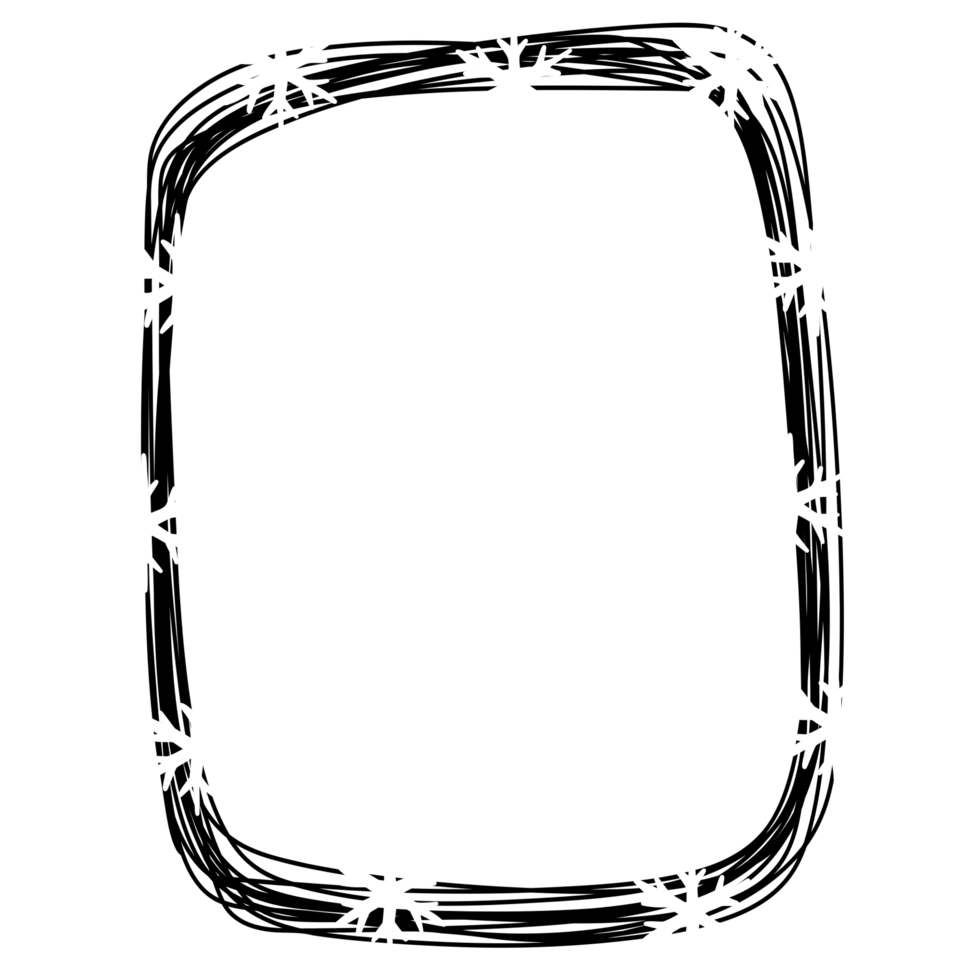 a square frame with snowflakes on it png