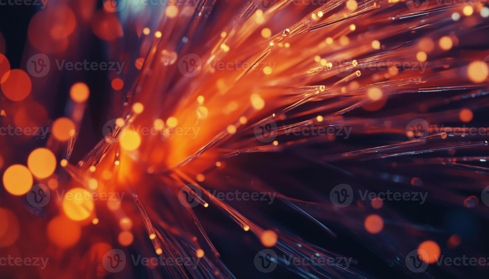 Fiber Optic Cable. Enhanced Internet Connectivity Through Optical Fibers. Embracing The Latest In Internet Technology For Fast And Reliable Connection photo