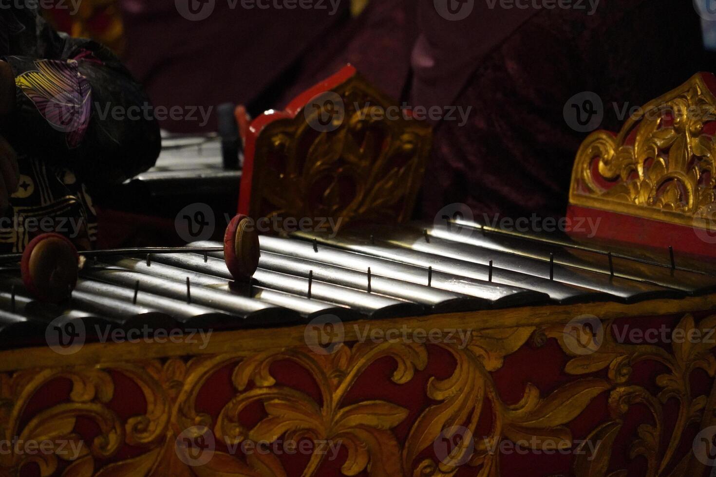 A traditional musical instrument from java island Indonesian photo
