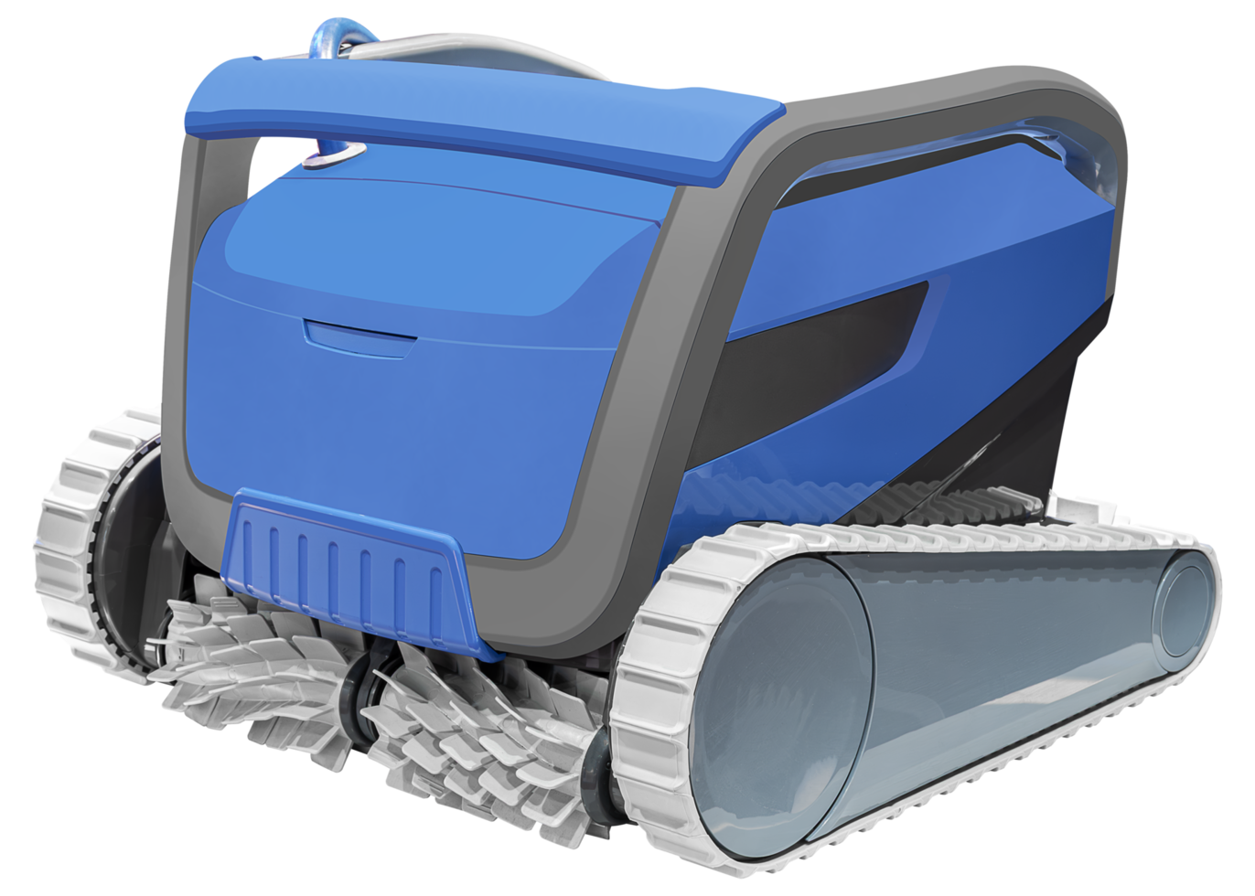 Blue robotic pool cleaners png