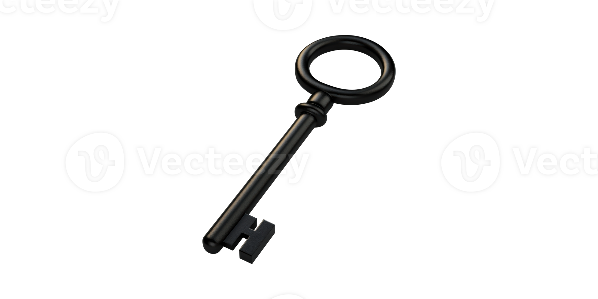 Antique Skeleton Key. Symbol Of Security And Access Isolated On Transparent Background png