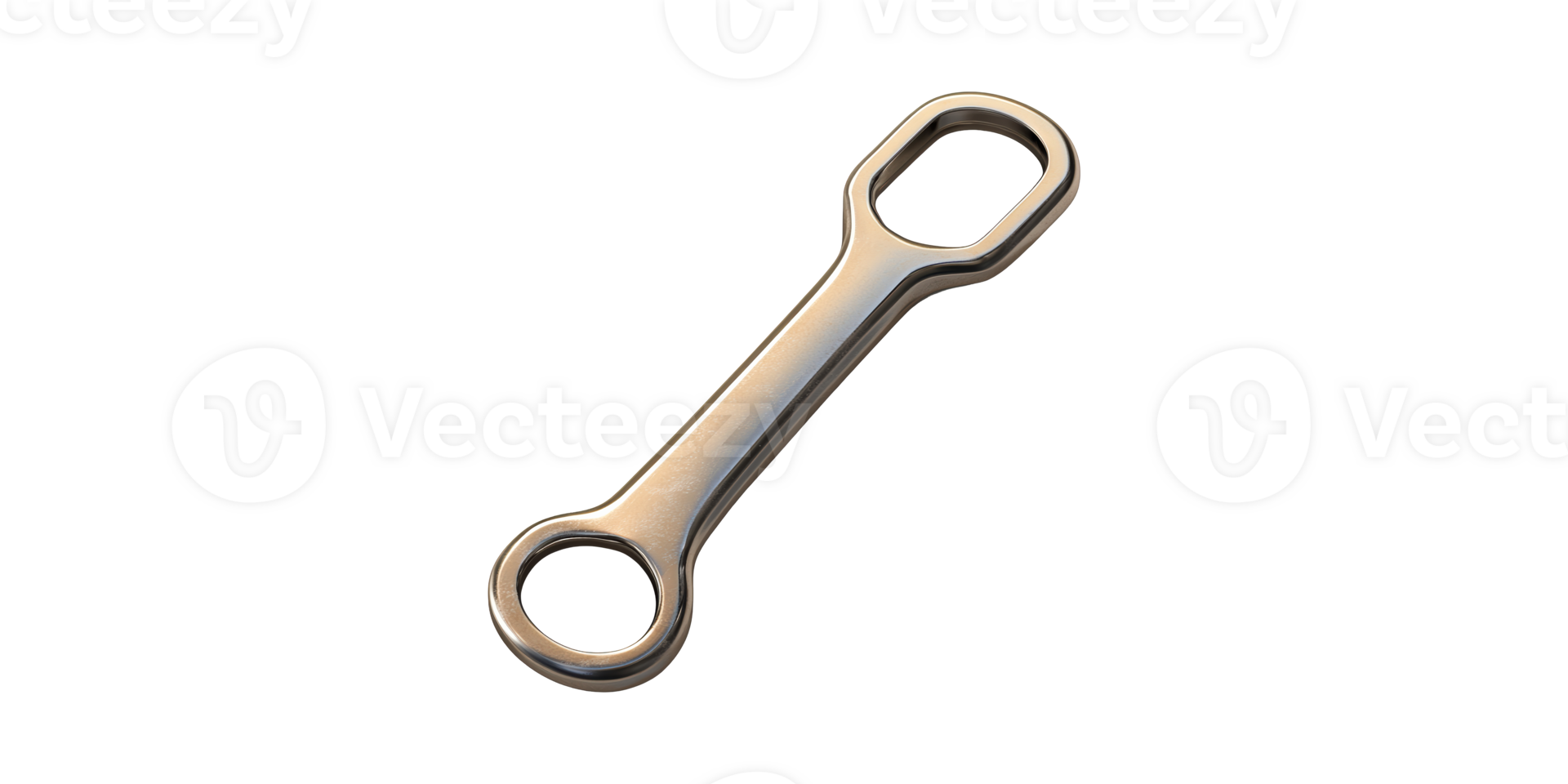 Metallic Double-Ended Wrench. Essential Tool For Mechanical And Diy Projects Isolated On Transparent Background png
