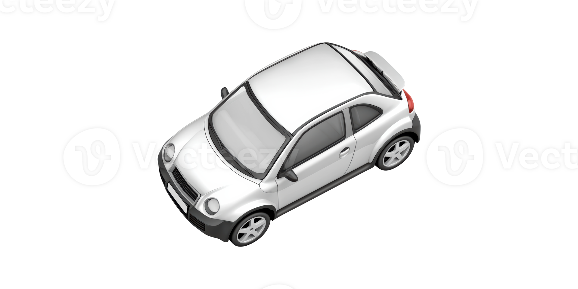 Compact Car Illustration. Automotive Design And Transportation Concept Isolated On Transparent Background png