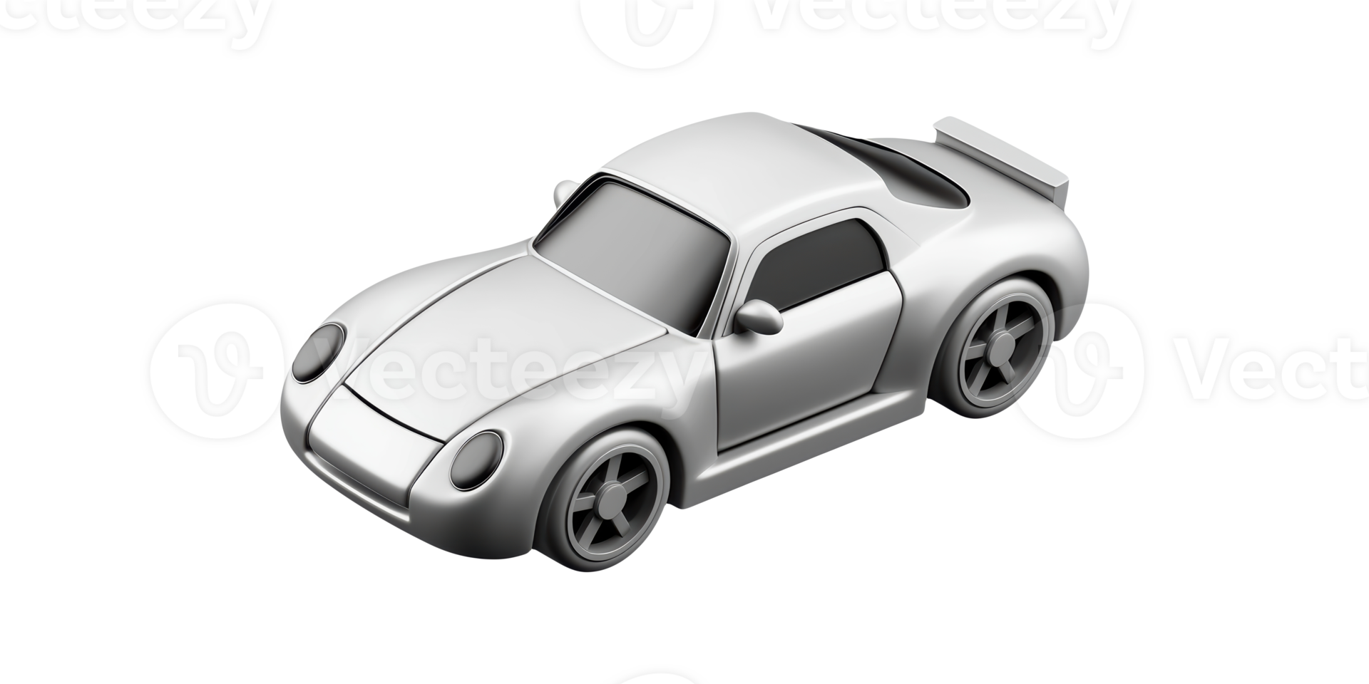 Silver Sports Car Mouse Design. Innovative Computer Accessory For Tech Enthusiasts Isolated On Transparent Background png