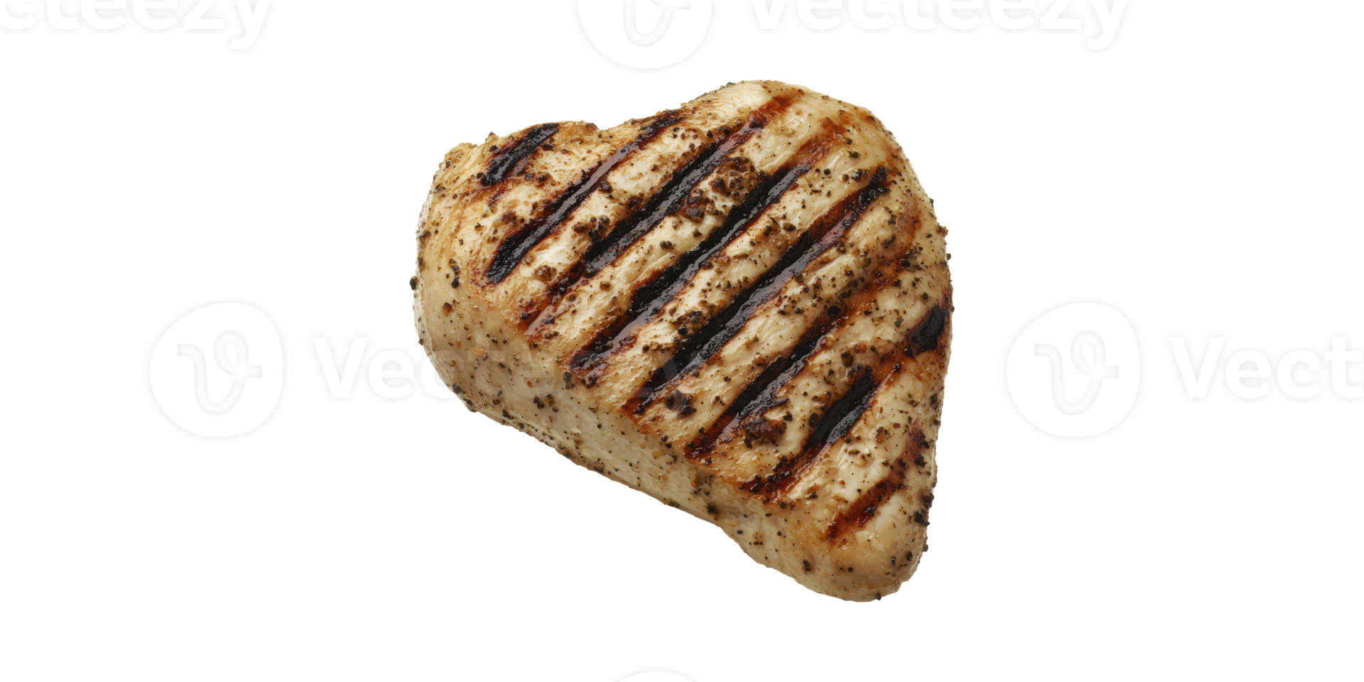 Grilled Chicken Breast. Healthy Protein-Rich Food For Balanced Diet Isolated On Transparent Background png